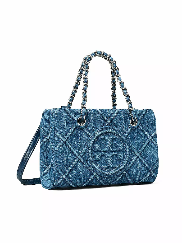 TORY BURCH Tasche Mini Tote FLEMING dunkelblau